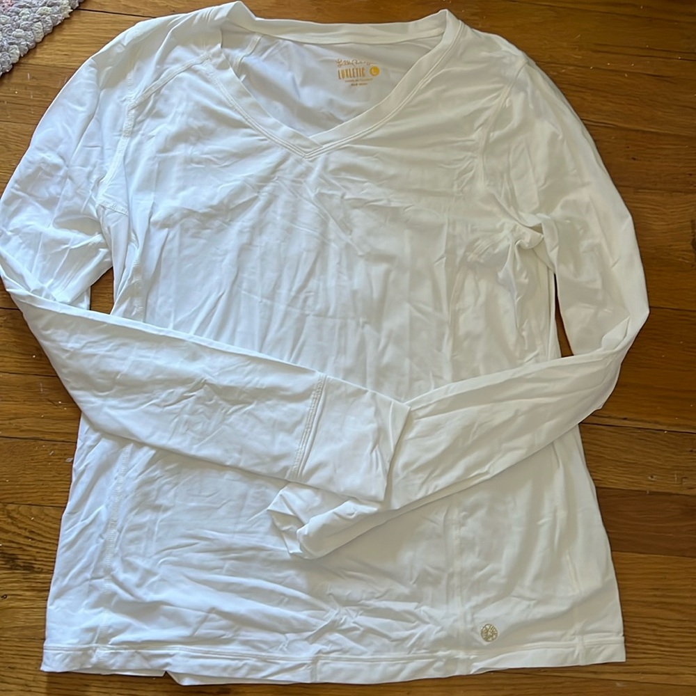 Lilly Pulitzer luxetic v neck long sleeve